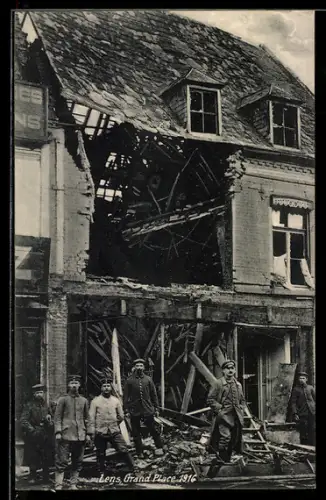 AK Lens, Grand` Place 1916