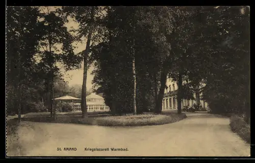 AK St. Amand, Kriegslazarett Warmbad