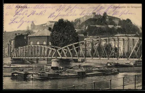 AK Namur, Passerelle de Grognon