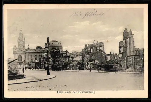 AK Lille, Nach der Beschiessung