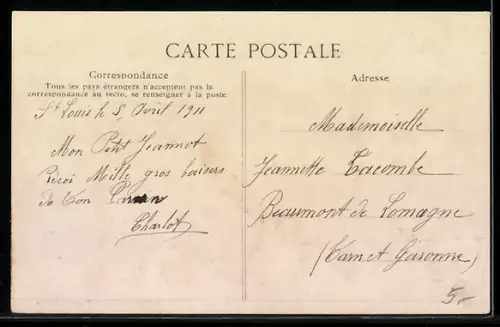 AK Saint-Louis, Rue Carnot, Banque et Hôpital