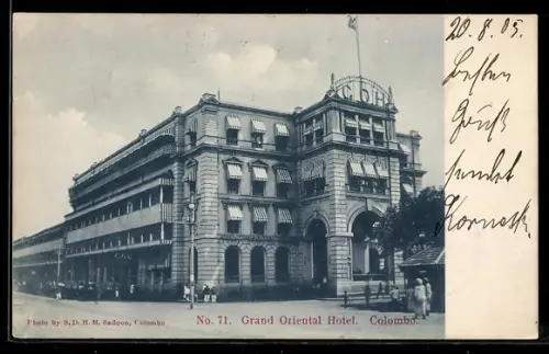 AK Colombo, Grand Oriental Hotel