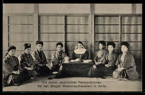 AK Akita, Die ersten japanischen Pensionärinnen bei den Steyler Missionsschwestern