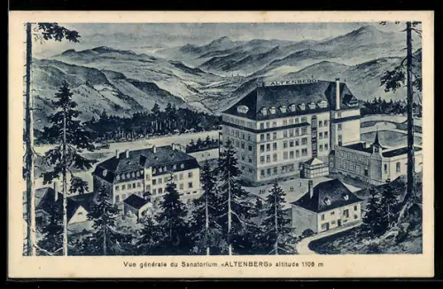 AK Altenberg, Vue générale du Sanatorium