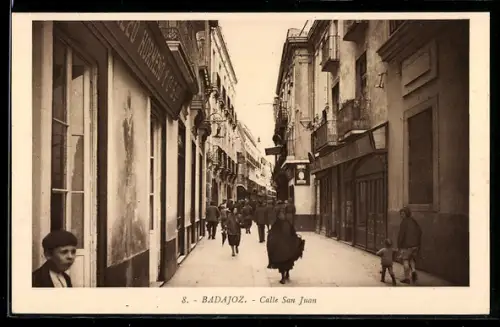 AK Badajoz, Calle San Juan