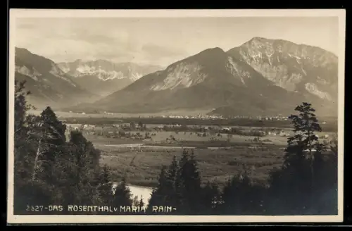 AK Maria Rain, Blick ins Rosenthal