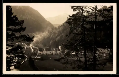 AK Wildalpen, Ortspartie mit Kirche