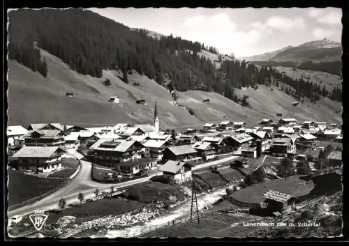 AK Lanersbach /Zillertal, Teilansicht mit Kirche