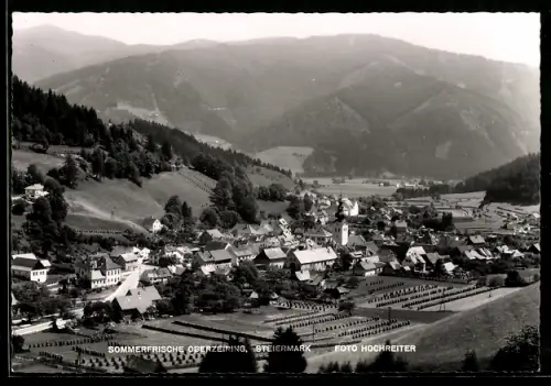 AK Oberzeiring /Steiermark, Teilansicht mit Kirche