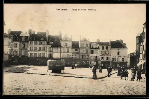 AK Pontoise, Place du Grand Martroy, Boulangerie