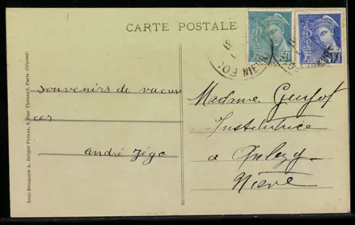 AK Fourchambault, Angle Rue Gambetta et Rue Saint-Louis