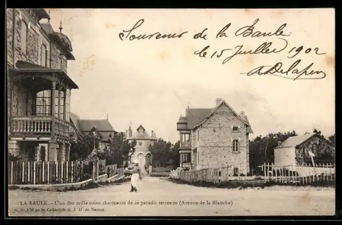 AK La Baule, L`un des mille coins charmants de ce paradis terrestre, Avenue de la Blanche