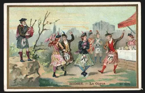 Sammelbild Roubaix, Lacroix, Schokolade, Ecosse, La Gigue