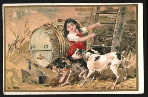 Sammelbild Roubaix, Lacroix, Schokolade, Bull-Dog et Fox-Terrier