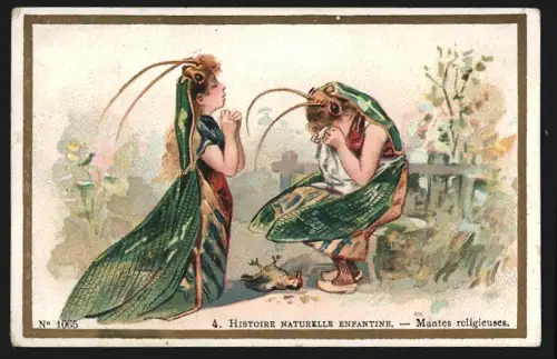 Sammelbild Roubaix, Lacroix, Schokolade, Mantes religieuses