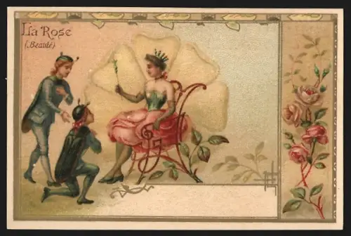 Sammelbild Chocolat de la Havane, Schokolade, Lia Rose, Beauté