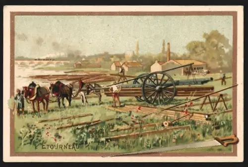 Sammelbild Paris, Vieillemard Fils & Cie., Chocolat de la Havane, Schokolade, L`Etourneau