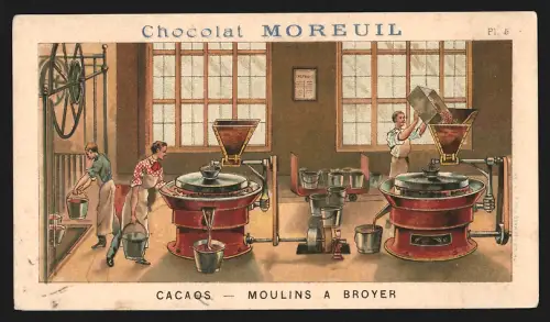 Sammelbild Clichy, Moreuil, Schokolade, Moulins a broyer