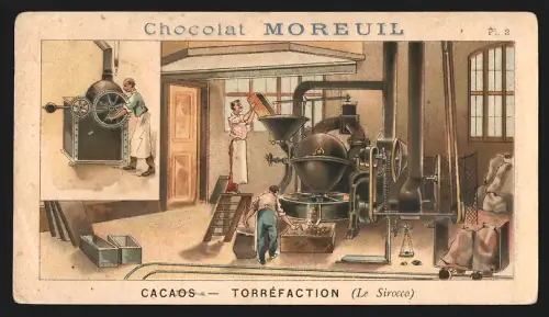 Sammelbild Clichy, Moreuil, Schokolade, Torréfaction, Le Sirocco