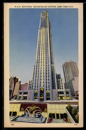 AK New York, NY, R.C.A. Building Rockefeller Center