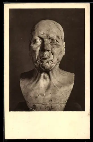AK Der tiefverborgene Kummer von Franz Xav. Messerschmidt