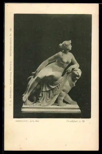 AK Skulptur Ariadne von Dannecker