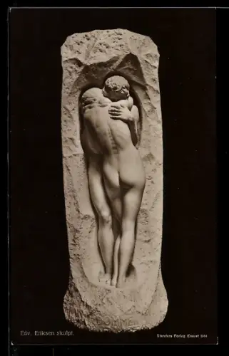 AK Skulptur Dommen von Edv. Eriksen
