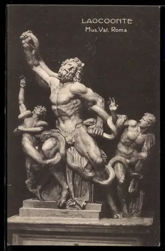 AK Roma, Skulptur Laocoonte