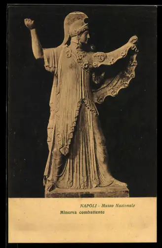 AK Napoli, Skulptur Minerva combattente