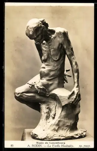AK Skulptur La Vieille Haulmière von A. Rodin