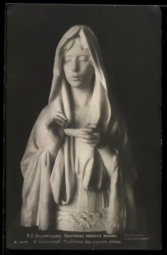 AK Skulptur Chrétienne des premiers siècles von W. Beklemicheff