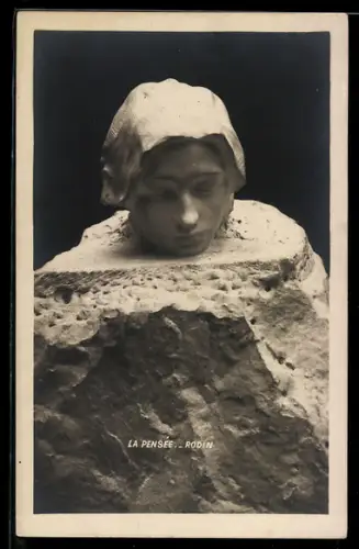 AK Skulptur La Pensée von Rodin