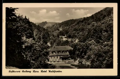 AK Stolberg /Harz, Kurhotel Waldfrieden