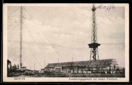 AK Berlin, Ausstellungsgelände mit neuem Funkturm