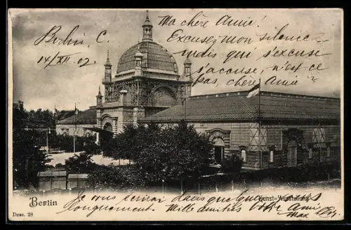 AK Berlin, Kunst-Ausstellung, Ausstellungsgebäude