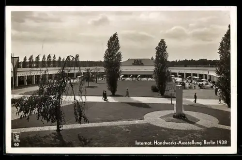 AK Berlin, Internat. Handwerks-Ausstellung 1938, Blick auf das Gelände