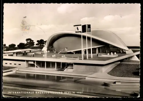 AK Berlin, Internationale Bauausstellung 1957, Kongresshalle im Tiergarten
