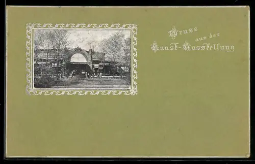 Lithographie Berlin, Kunst-Ausstellung, Ausstellungsgebäude