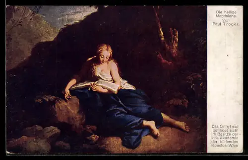 Künstler-AK Die heilige Magdalena
