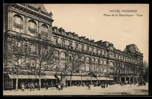 AK Paris, Hotel Moderne, Place de la République