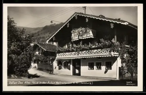 AK Zell a. See, Altes Haus in der Anton Wallnergasse 63