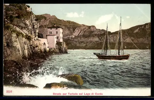 AK Torbole, Strada sul Lago di Garda