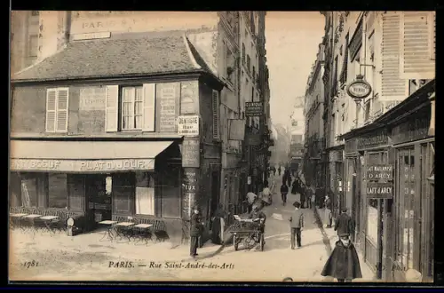 AK Paris, Rue Saint-André-des-Arts, Restaurant, Dentiste