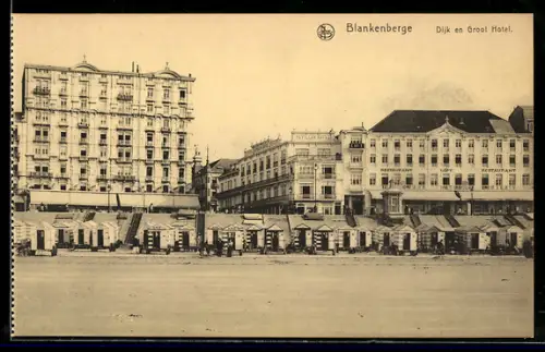 AK Blankenberghe, Digue et Grand Hotel