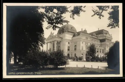 AK Graz, Blick zum Opernhaus