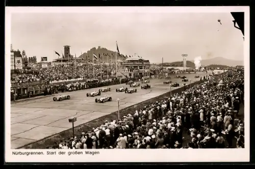 AK Start der grossen Wagen auf dem Nürnburgring