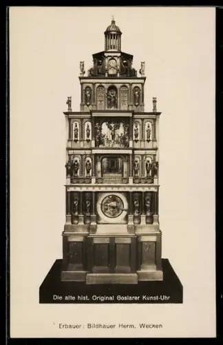 AK Goslar a. H., Alte Goslarer Kunstuhr, Kötherstrasse 11