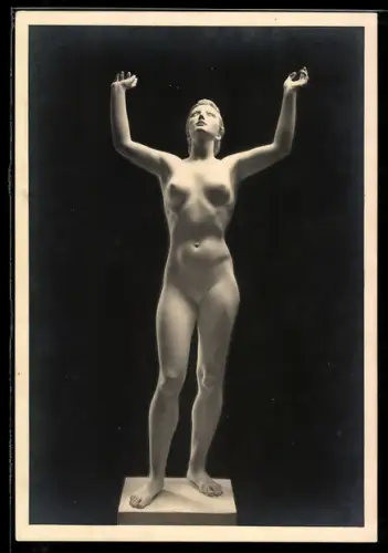 Künstler-AK Arno Breker: Eos, Plastik einer nackten Frau