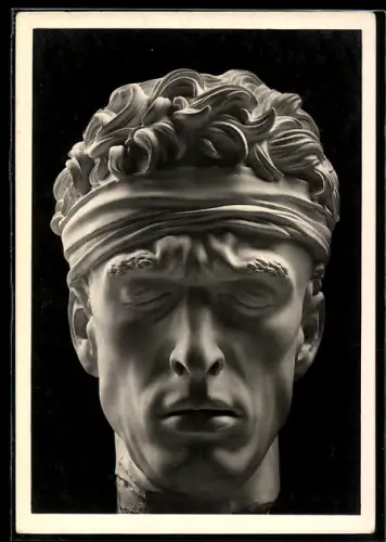 Künstler-AK Arno Breker: Statue Verwundeter