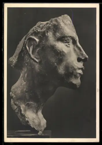 Künstler-AK Arno Breker: Studie, Kopffragment, Büste